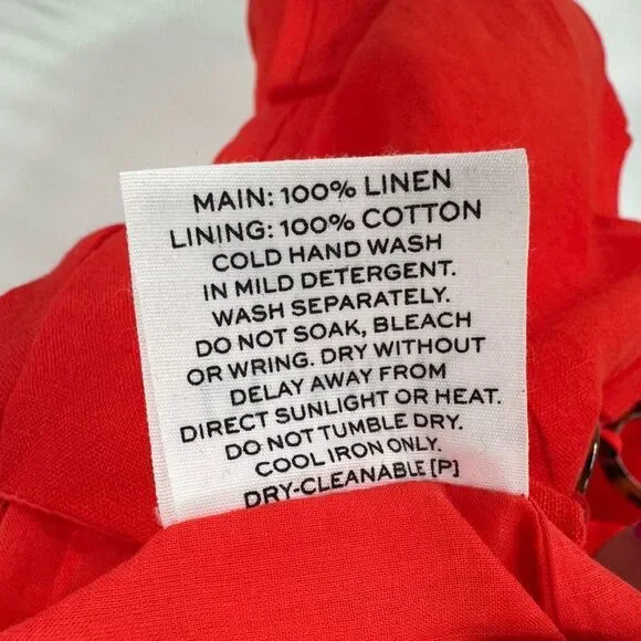 Rumer Bridget Ring Maxi Linen Dress‎ Med NWT - Picture 13 of 15